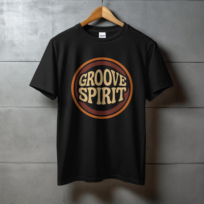 Groove Spirit Black Graphic T-Shirt product