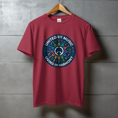 United By Music Living in Harmony Graphic T-Shirt product type